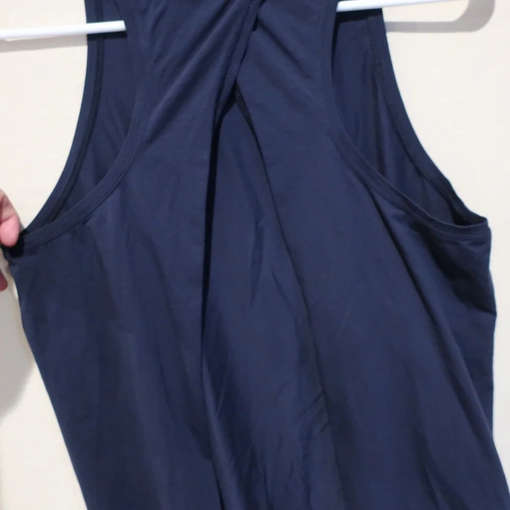 Navy Sleeveless Women’s Tank Top